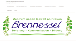 Desktop Screenshot of frauenzentrum-brennessel.de